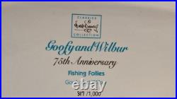 WDCC Goofy and Wilbur Fishing Follies Limited Edition 317/1000 with original box