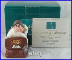 WDCC Hmph! I Ain't Scared Grumpy from Fantasyland Attraction in Box with COA
