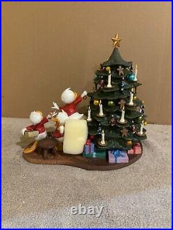 WDCC Huey, Dewey & Louie (with Tree) Holiday Helpers + Box & COA