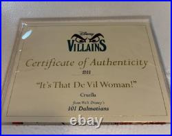 WDCC It's that De Vil Woman! 101 Dalmatians Cruella COA Pristine DD Dealer