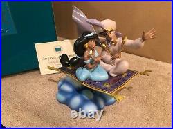 WDCC Jasmine & Aladdin A Whole New World + Box & COA