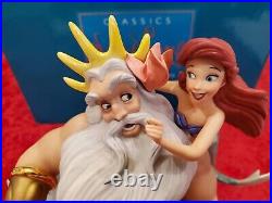 WDCC LIMITED EDITION Disney Ariel & Triton Little Mermaid Morning Daddy COA/Box