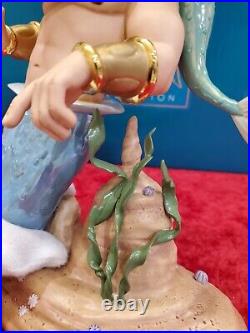 WDCC LIMITED EDITION Disney Ariel & Triton Little Mermaid Morning Daddy COA/Box
