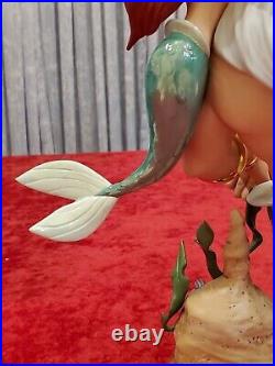 WDCC LIMITED EDITION Disney Ariel & Triton Little Mermaid Morning Daddy COA/Box