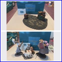 WDCC Lady And The Tramp Bella Notte Figurine Set With Base, With COA And Box