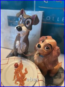 WDCC Lady And The Tramp Bella Notte Figurine Set With Base, With COA And Box