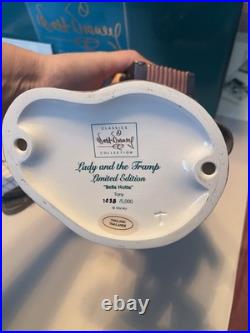 WDCC Lady And The Tramp Bella Notte Figurine Set With Base, With COA And Box