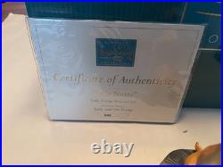 WDCC Lady And The Tramp Bella Notte Figurine Set With Base, With COA And Box