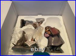 WDCC Lady And The Tramp Bella Notte Figurine Set With Base, With COA And Box