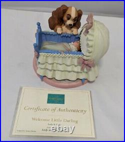 WDCC Lady & Baby Welcome Little Darling Disney's Lady & The Tramp w COA