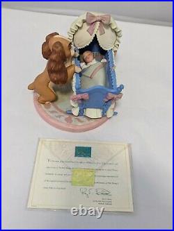 WDCC Lady & Baby Welcome Little Darling Disney's Lady & The Tramp w COA