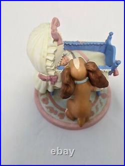 WDCC Lady & Baby Welcome Little Darling Disney's Lady & The Tramp w COA