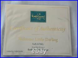 WDCC Lady & the Tramp Lady and Baby Welcome Little Darling Figurine RARE WDCC Lady & the Tramp Lady and Baby Welcome Little Darling Figurine RARE