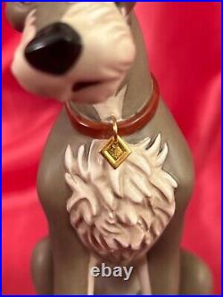 WDCC Lady & the Tramp Patient Pal & Persistent Pup Jock & Scamp + Home for Xmas