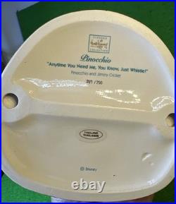 WDCC Limit. Ed Pinocchio & Jiminy Cricket Anytime You Need Me, Just Whistle