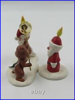 WDCC Little Mischief Makers Chip N Dale and Santa Candle in Box with COA
