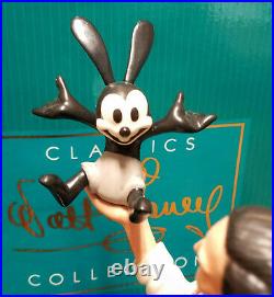 WDCC Ltd Ed 1500 True Originals WALT DISNEY & OSWALD Lucky Rabbit with Box & COA