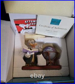 WDCC Ludwig Von Drake Didactic Duck + Box & COA