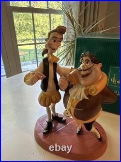 WDCC Lumiere + Cogsworth The Curse is Broken Beauty and the Beast BOX + COA