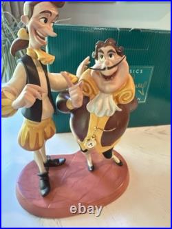 WDCC Lumiere + Cogsworth The Curse is Broken Beauty and the Beast BOX + COA