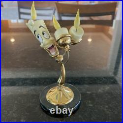 WDCC Lumiere Vive L'Amour! Disney's Beauty and the Beast Figurine NEW with COA