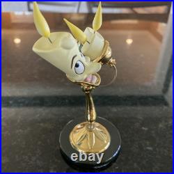 WDCC Lumiere Vive L'Amour! Disney's Beauty and the Beast Figurine NEW with COA