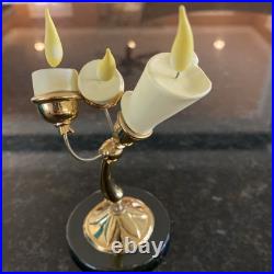 WDCC Lumiere Vive L'Amour! Disney's Beauty and the Beast Figurine NEW with COA