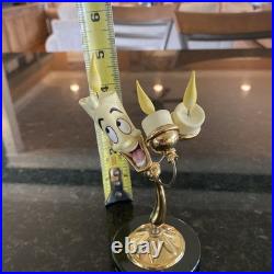 WDCC Lumiere Vive L'Amour! Disney's Beauty and the Beast Figurine NEW with COA