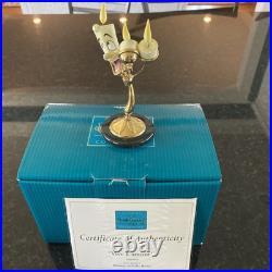 WDCC Lumiere Vive L'Amour! Disney's Beauty and the Beast Figurine NEW with COA