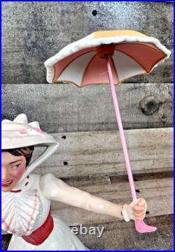 WDCC MARY POPPINS COMPLETE SET of 6 with BOXES and COA EUC Displayed only