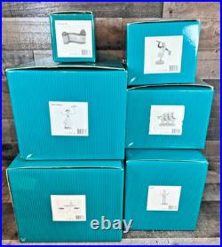 WDCC MARY POPPINS COMPLETE SET of 6 with BOXES and COA EUC Displayed only