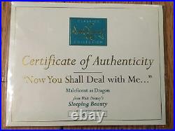 WDCC Maleficent as The DRAGON #329 Now You Shall Deal With Me NEW COA