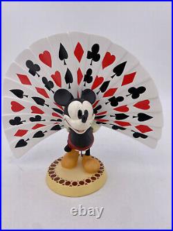 WDCC-Mickey Playing With Cards- COA & Box 4005410