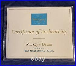 WDCC Mickey's Drum Disney's Main Street Electrical Parade NIB COA