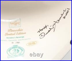 WDCC Monstro's Revenge Disney's Pinocchio 10/750 2001 Artist Signed