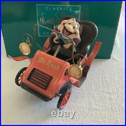 WDCC Mr Toad Wild Ride N. L. E. 143/500 Artist Signed COA's & L. E. Disneyana Pin