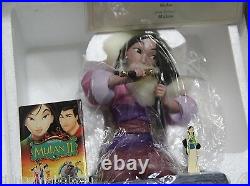 WDCC Mulan Honorable Decision Disney Mulan NIB COA with bonus pins & Free Ship