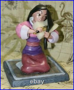 WDCC Mulan Honorable Decision Disney Mulan NIB COA with bonus pins & Free Ship