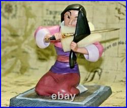 WDCC Mulan Honorable Decision Disney Mulan NIB COA with bonus pins & Free Ship