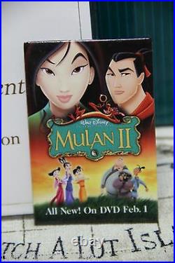 WDCC Mulan Honorable Decision Disney Mulan NIB COA with bonus pins & Free Ship