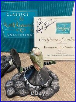 WDCC Nightmare Before Christmas Witches Enamored Enchantresses COA signed