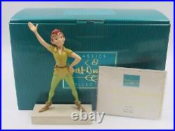 WDCC Off to Neverland Peter Pan from Disney's Peter Pan in Box COA READ