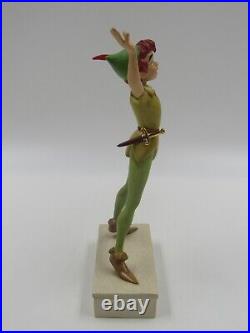 WDCC Off to Neverland Peter Pan from Disney's Peter Pan in Box COA READ