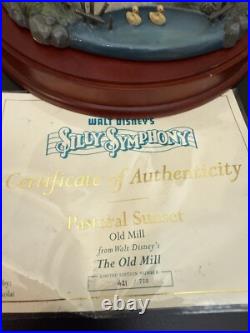 WDCC Pastoral Sunset-Old Mill Silly Symphony Figurine