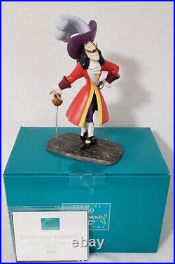 WDCC Peter Pan Captain Hook Silver-Tongued Scoundrel Disney Figurine RARE-MINT