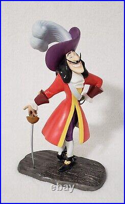 WDCC Peter Pan Captain Hook Silver-Tongued Scoundrel Disney Figurine RARE-MINT