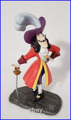WDCC Peter Pan Captain Hook Silver-Tongued Scoundrel Disney Figurine RARE-MINT