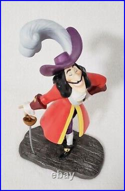 WDCC Peter Pan Captain Hook Silver-Tongued Scoundrel Disney Figurine RARE-MINT