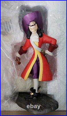 WDCC Peter Pan Captain Hook Silver-Tongued Scoundrel Disney Figurine RARE-MINT
