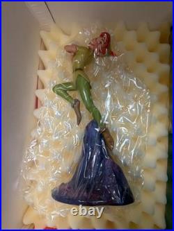 WDCC Peter Pan Nobody Calls Pan A Coward! Porcelain Figurine Box & COA Tested